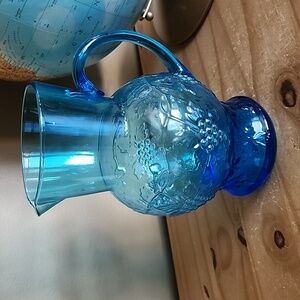 Vintage IVIMA Hand Made Glass Pitcher Portugal